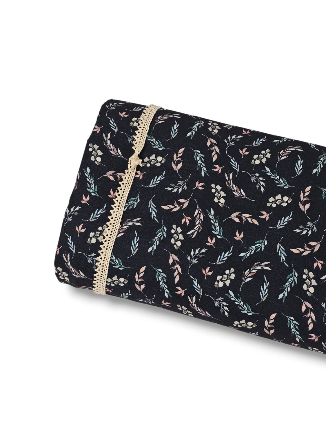 * Unique Design * Cloud Poly Modern Foliage Black