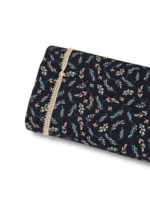 * Unique Design * Cloud Poly Modern Foliage Black