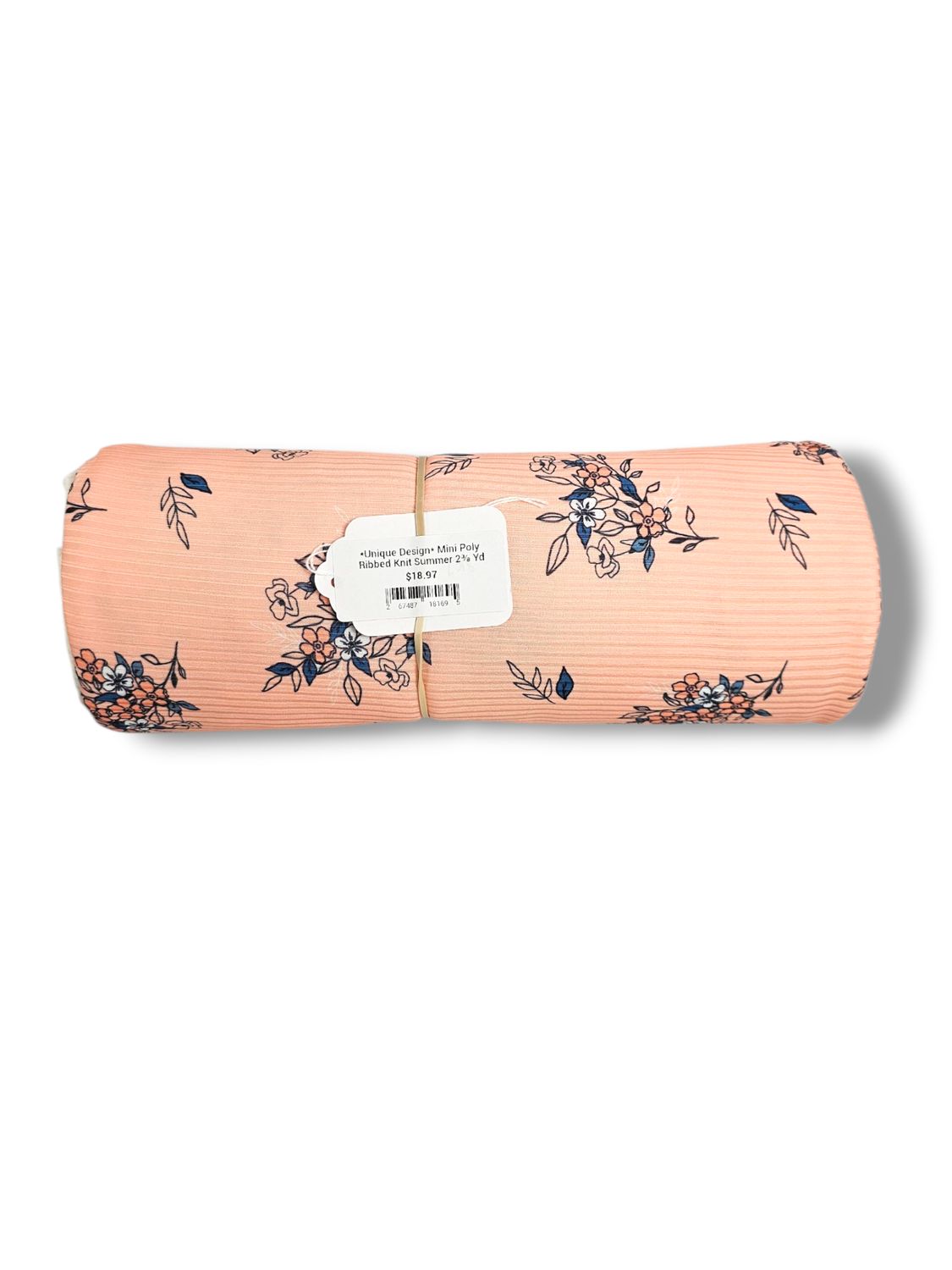 *Unique Design* Mini Poly Ribbed Knit Summer 2⅜ Yd