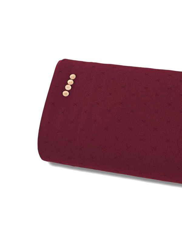 Jacquard Knit Tawny Port