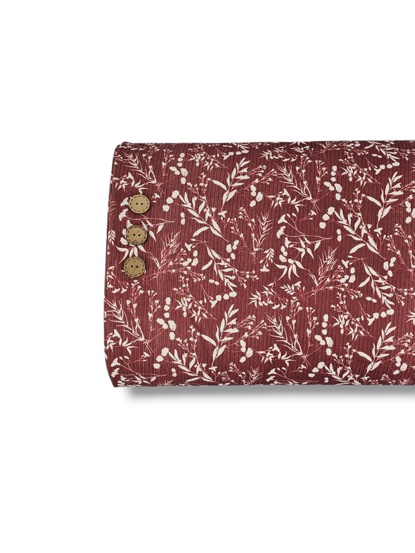 *Unique Design* Willow Ribbed Knit Fall Foliage Burgundy