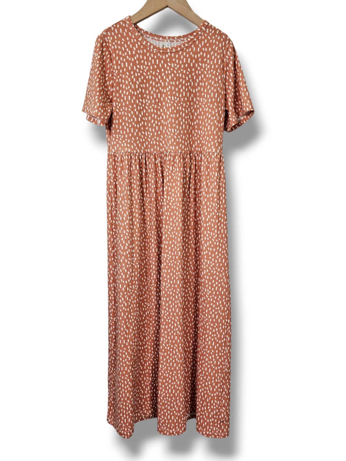 Size 8 Brushed Rib Knit Dress Modern Stroke