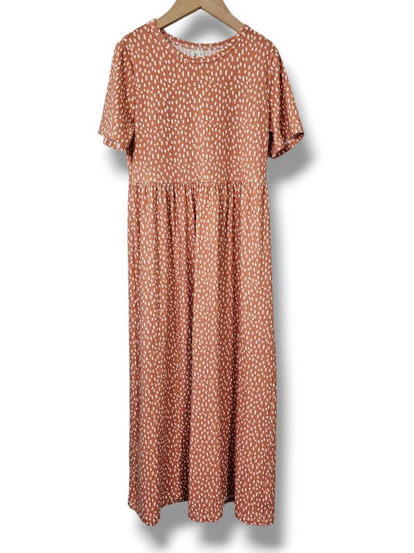 Size 8 Brushed Rib Knit Dress Modern Stroke