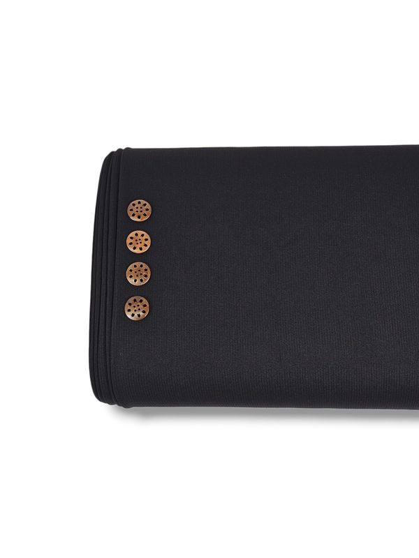 Mini Rib Solid Black