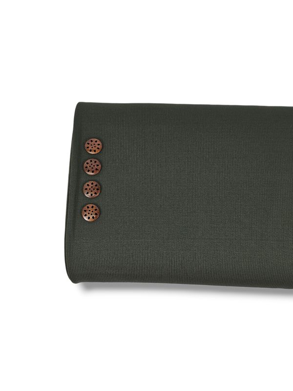 Mini Rib Knit Solid Olive