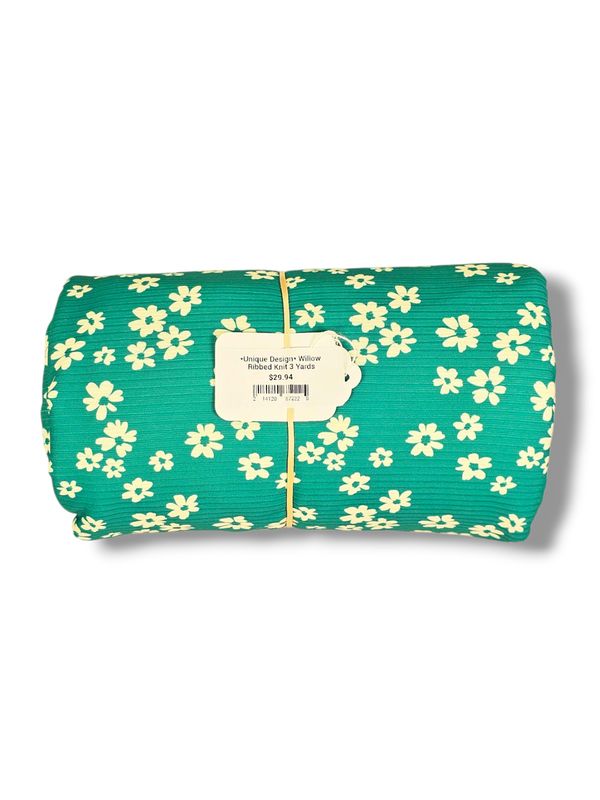 *Unique Design* Willow Ribbed Knit 3 Yards