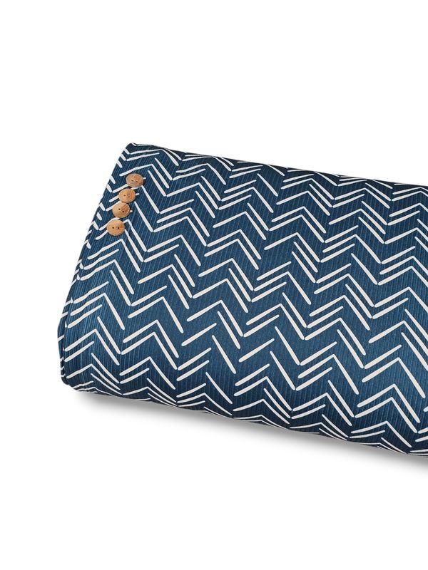 *Unique Design* Willow Ribbed Knit Chevron Sketch Deep Teal