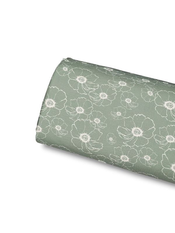 *Unique Design* Cloud Poly Peaceful Poppies Sage