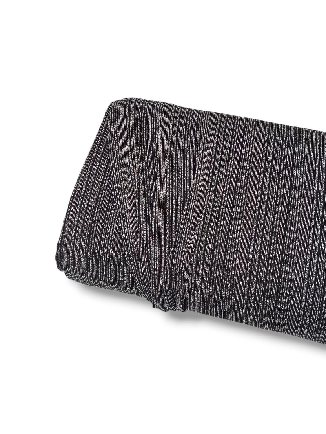 Varigated Glitter Jersey Knit Black