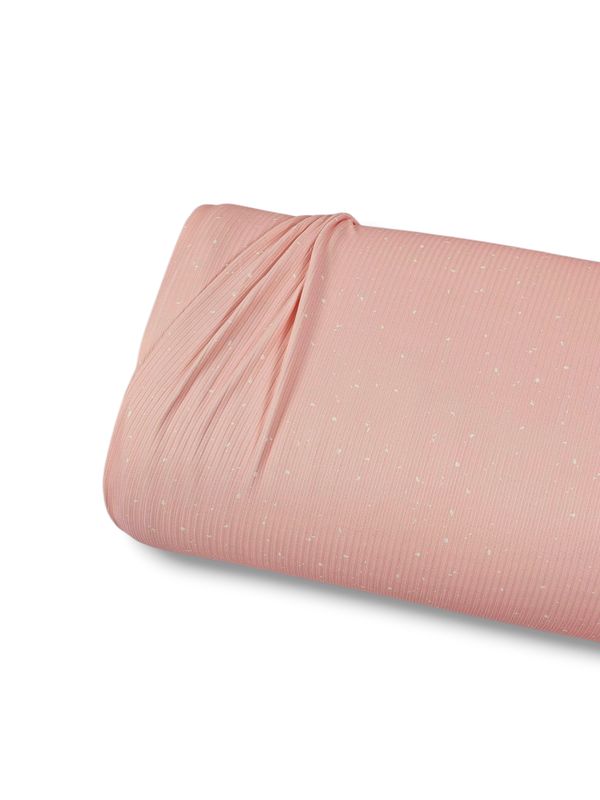 *Unique Design* Willow Ribbed Knit Winter Sky Powder Pink