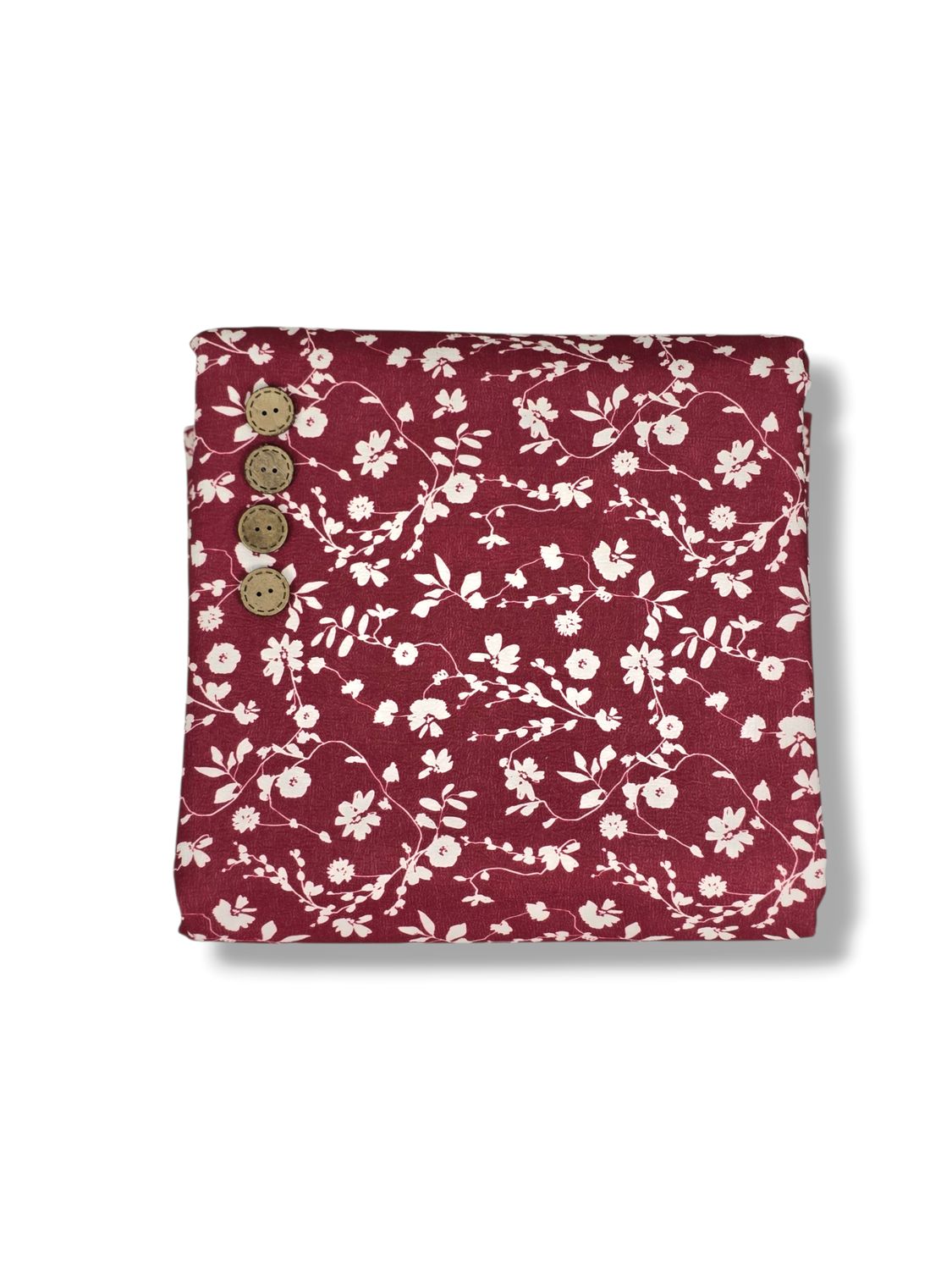 *Unique Design* Cloud Poly Ivy Blooms Burgandy
