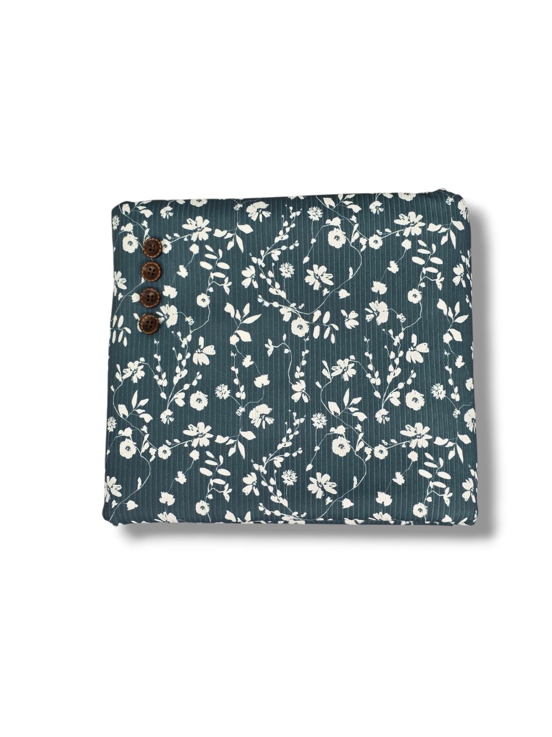 *Unique Design* Willow Ribbed Knit Ivy Blooms Jade