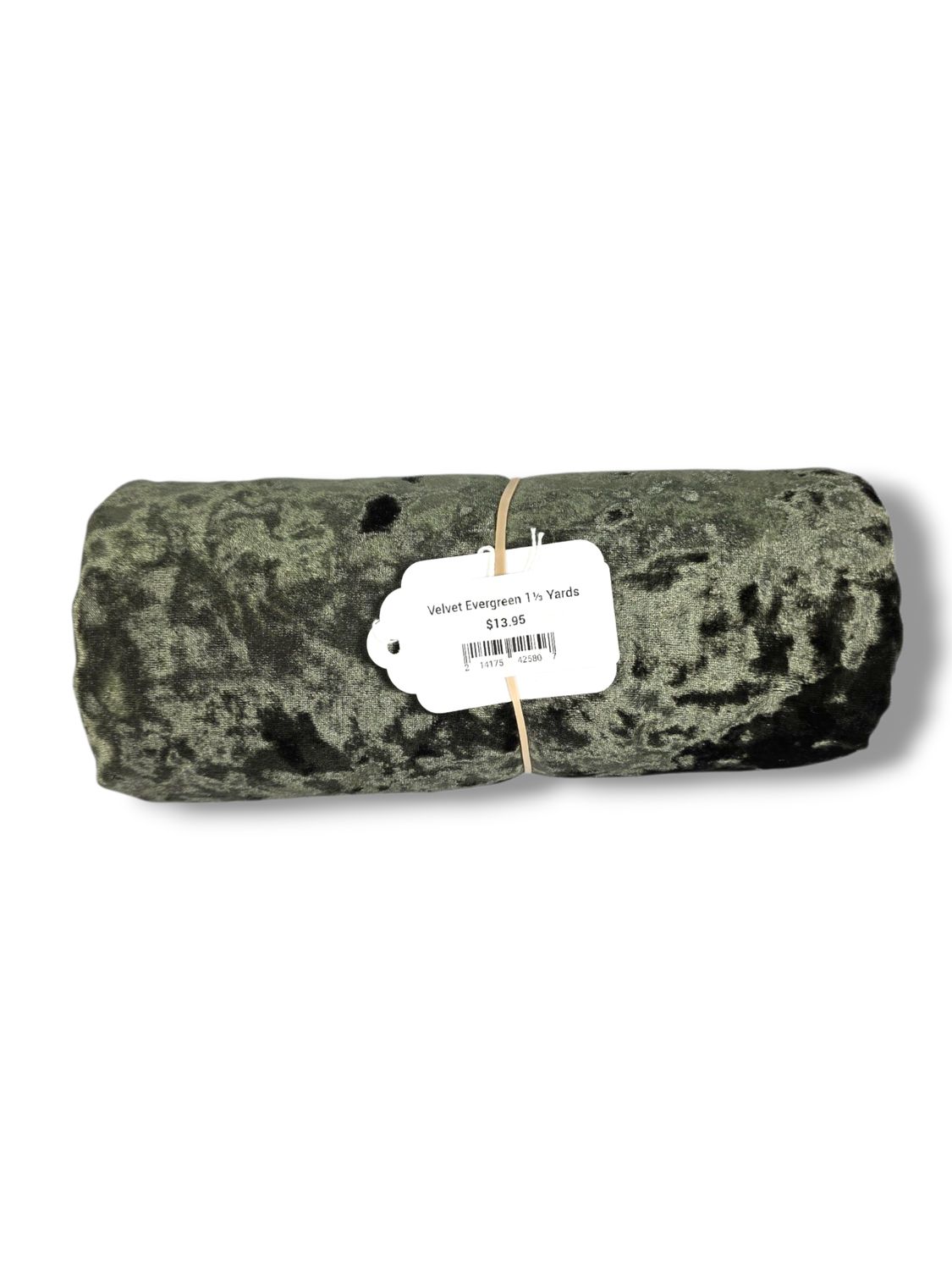 Velvet Evergreen 1⅓ Yards