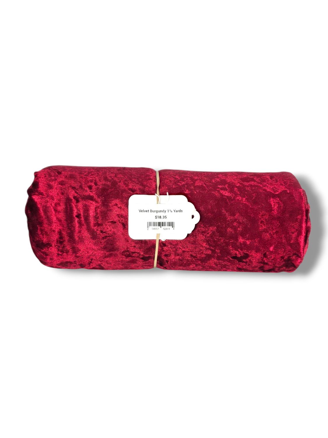 Velvet Burgundy 1¾ Yards