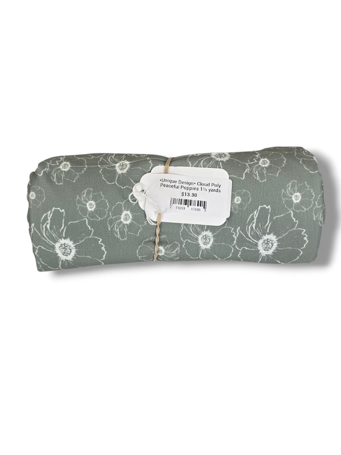 *Unique Design* Cloud Poly Peaceful Poppies 1⅓ yards