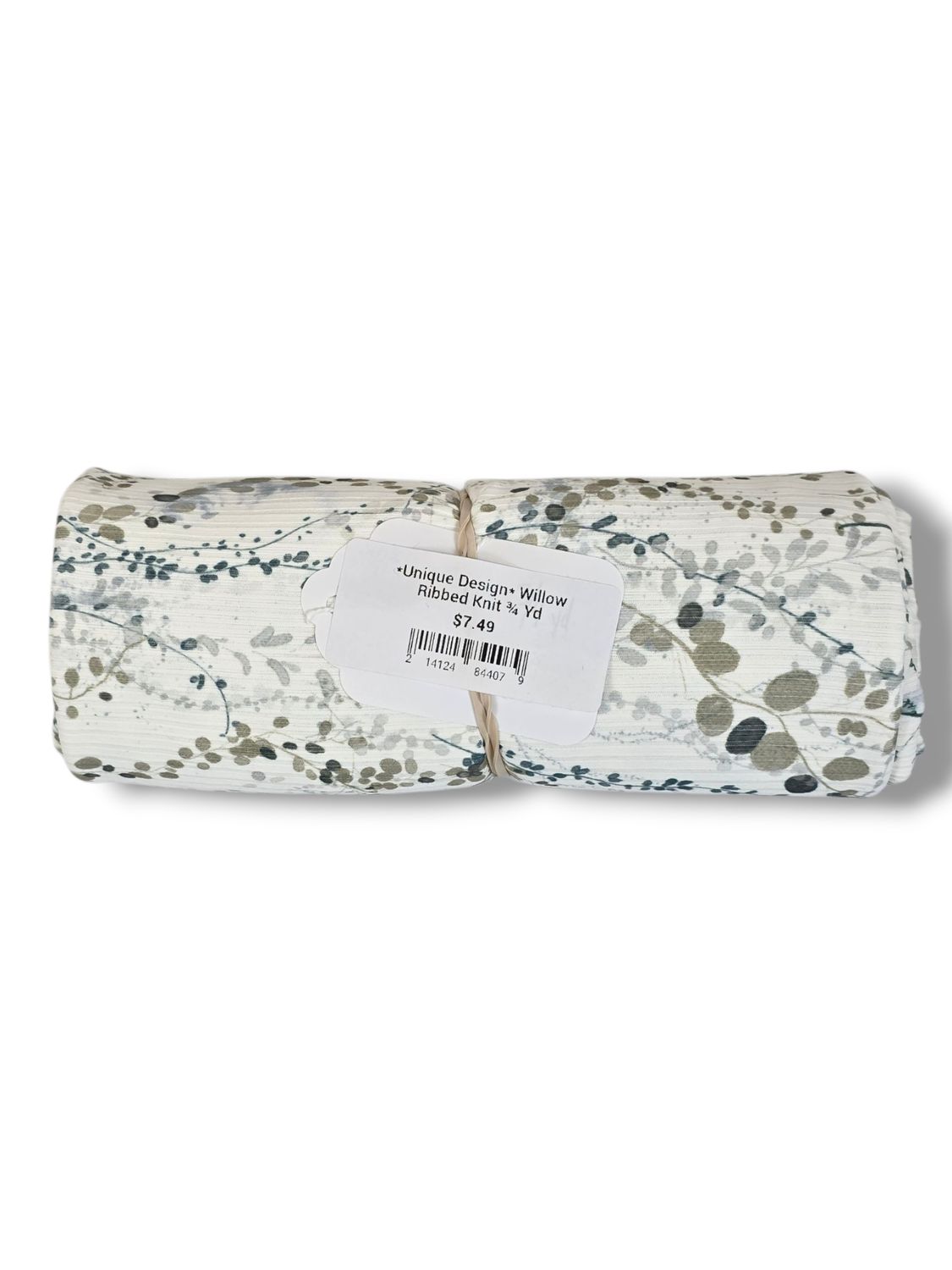 *Unique Design* Willow Ribbed Knit ¾ Yd