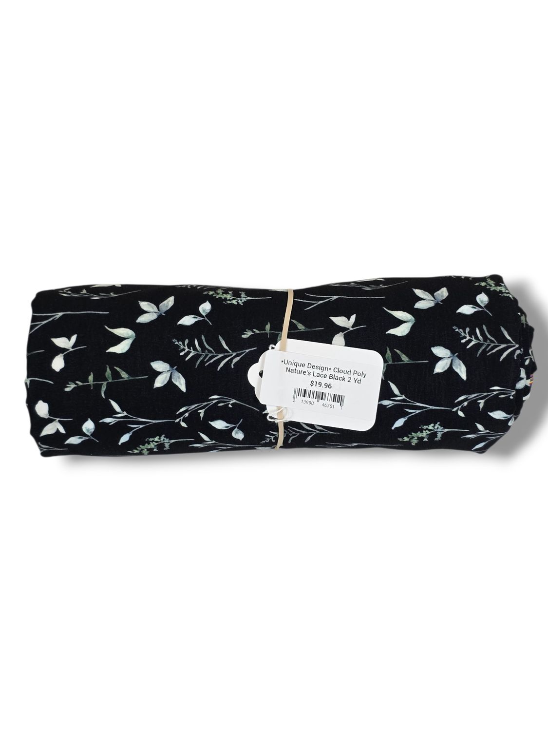 *Unique Design* Cloud Poly Nature&#39;s Lace Black 2 Yd
