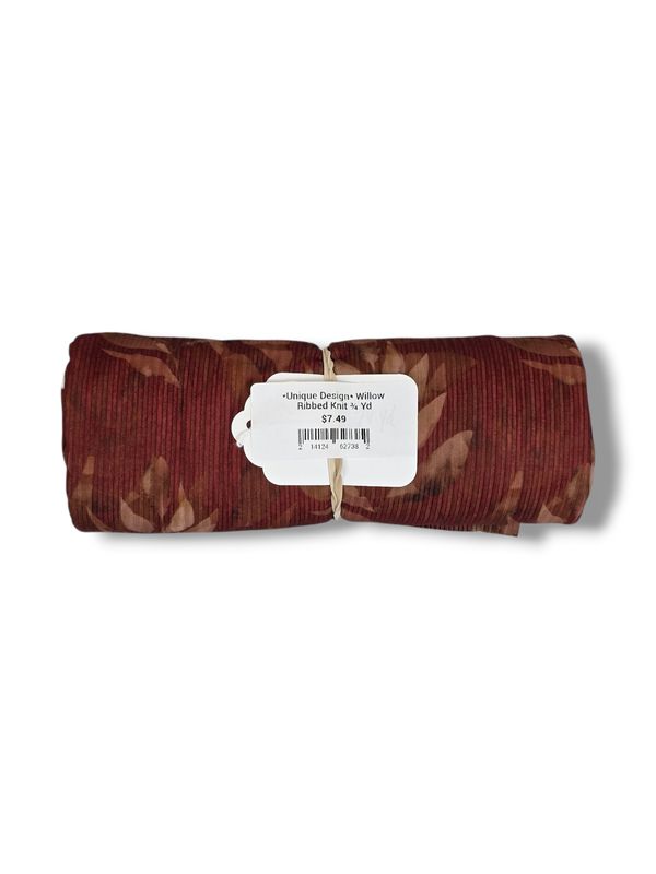 *Unique Design* Willow Ribbed Knit ¾ Yd
