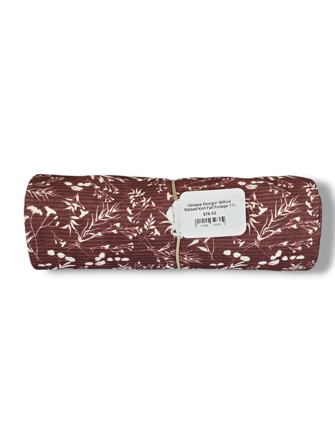 *Unique Design* Willow Ribbed Knit Fall Foliage 1⅔ Yd