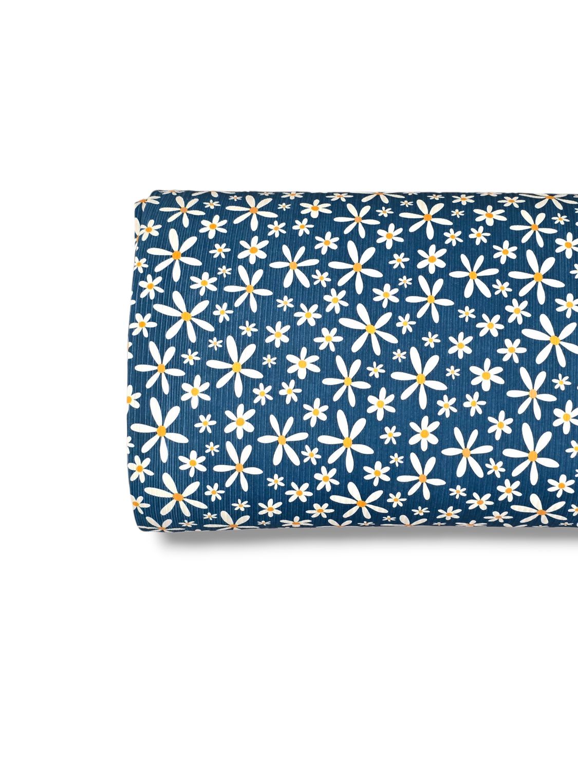 *Unique Design* Willow Ribbed Knit Daisy Delight Navy