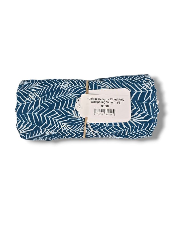 * Unique Design * Cloud Poly Whispering Vines 1 Yd