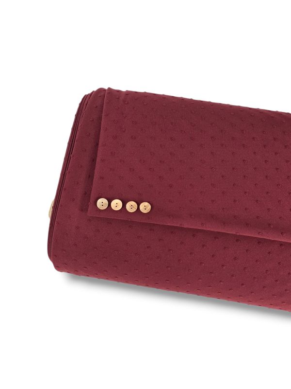 Swiss Dot Knit Burgundy