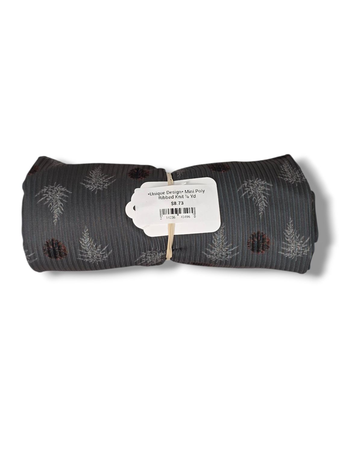 *Unique Design* Mini Poly Ribbed Knit ⅞ Yd