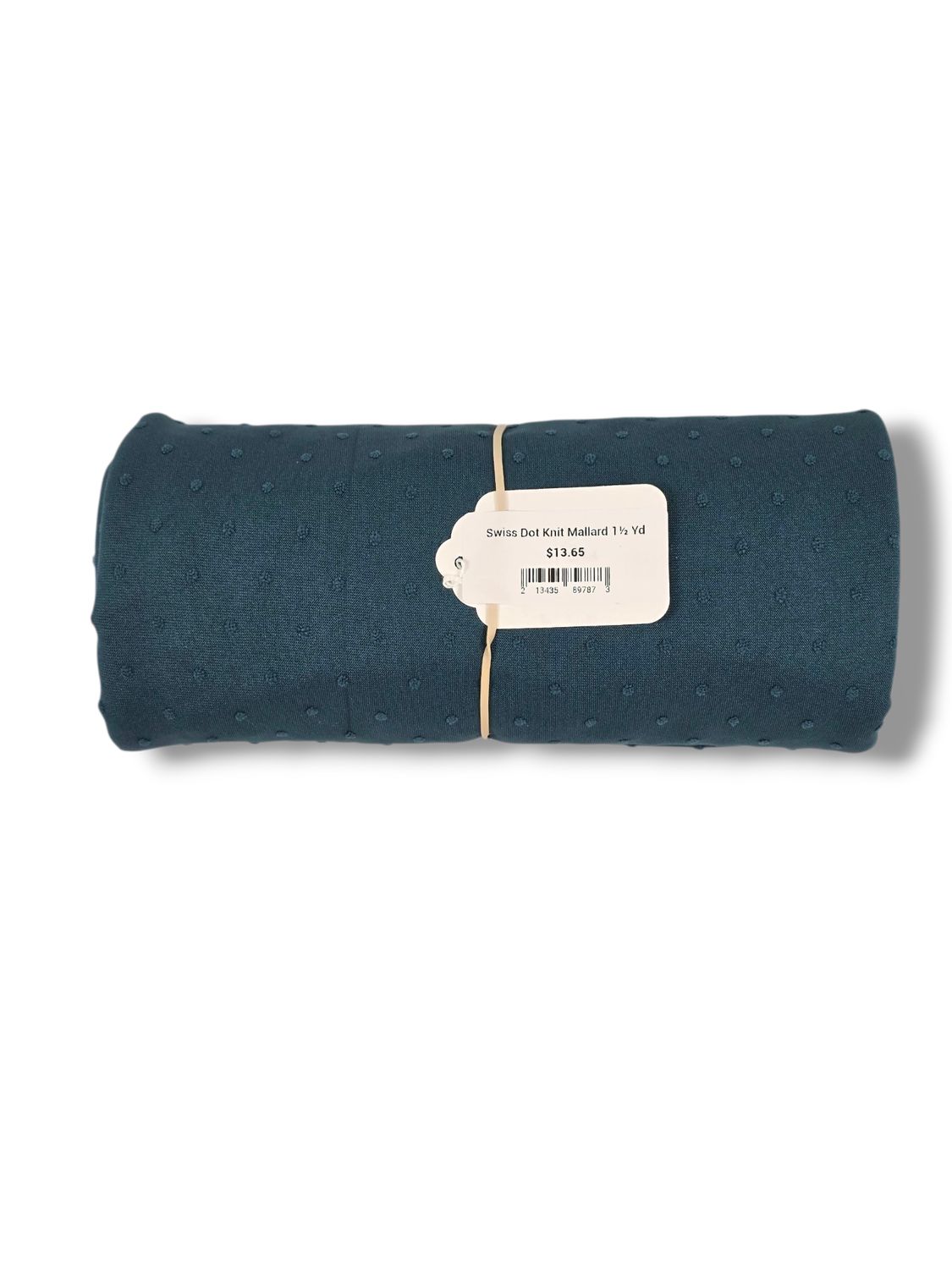 Swiss Dot Knit Mallard 1½ Yd