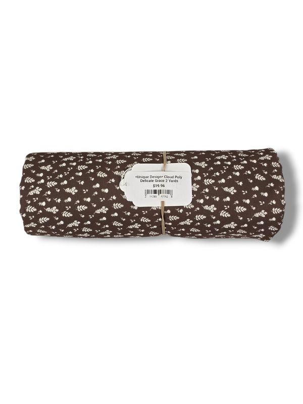 *Unique Design* Cloud Poly Delicate Grace 2 Yards