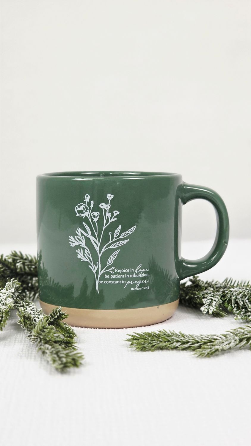 Inspirational Coffee Mug Olive