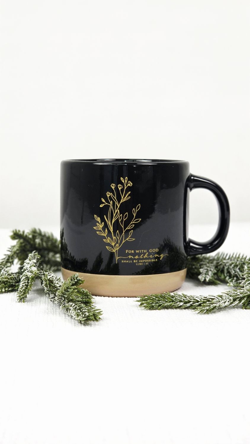Inspirational Coffee Mug Black