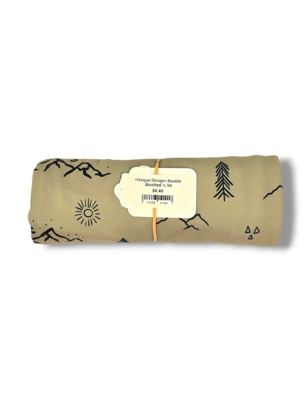 *Unique Design* Double Brushed ½ Yd *Unique Design* Double Brushed ½ Yd