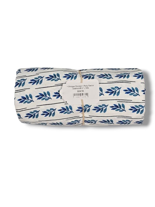 * Unique Design * Poly Swiss Diamond 2 ½ Yds * Unique Design * Poly Swiss Diamond 2 ½ Yds