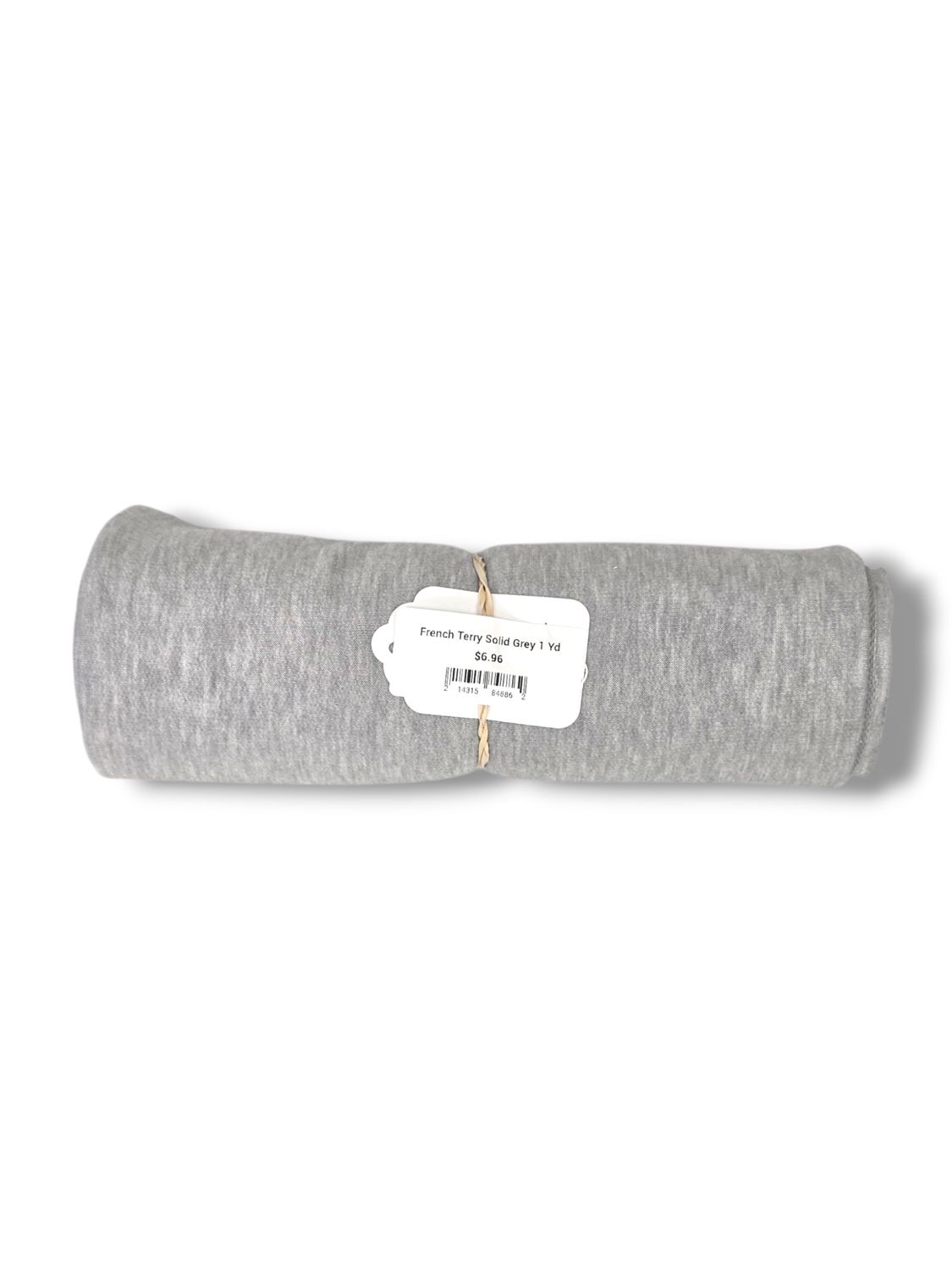 French Terry Solid Grey 1 Yd