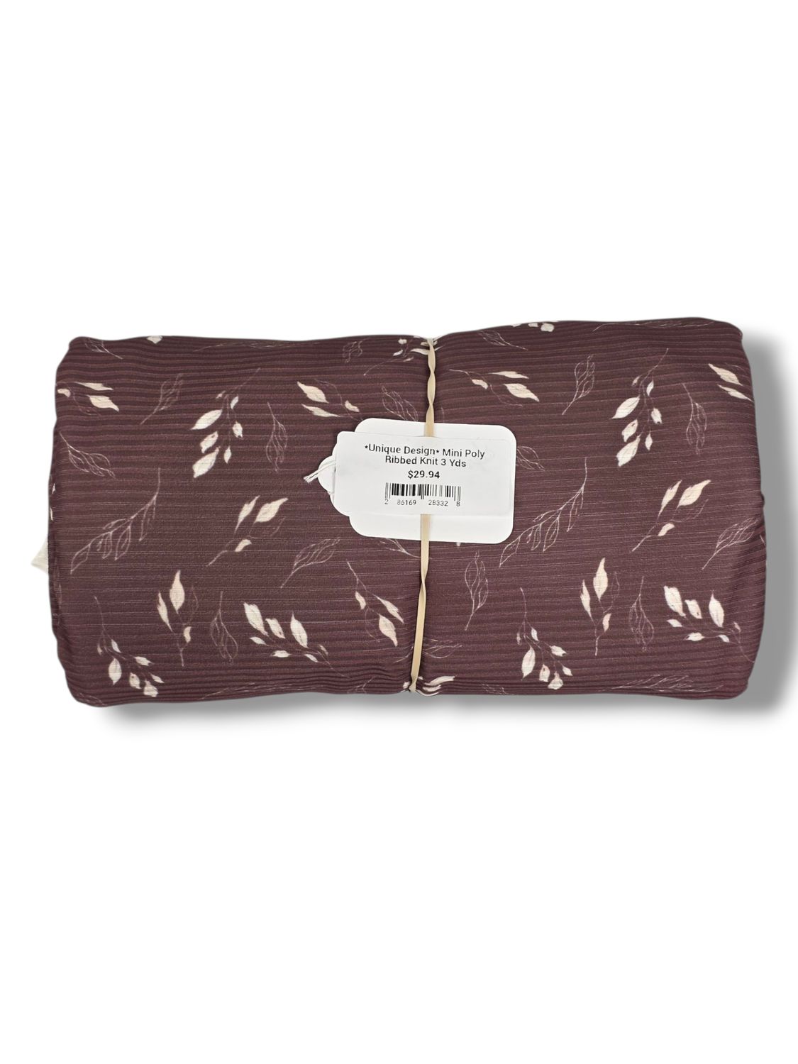 *Unique Design* Mini Poly Ribbed Knit 3 Yds