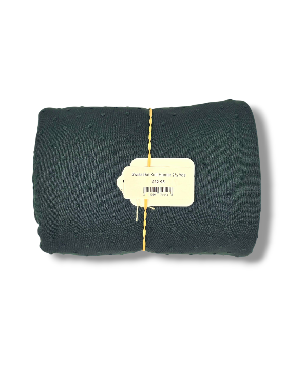 Swiss Dot Knit Hunter 2½ Yds