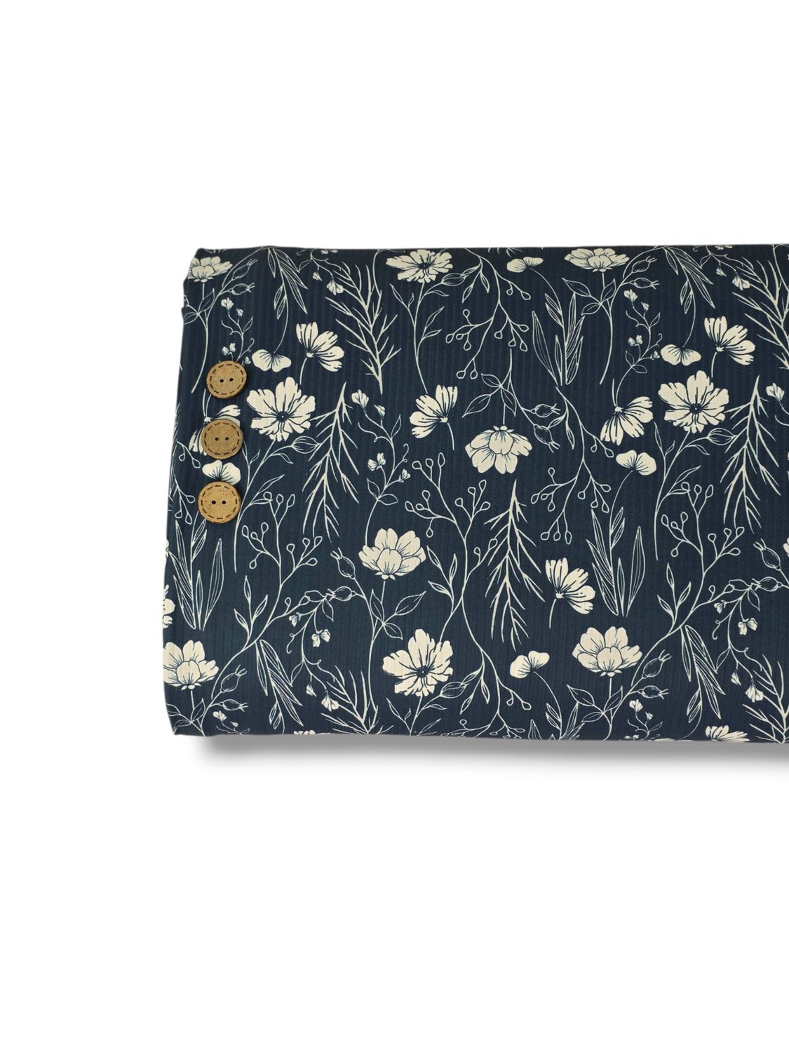 Reign Rib Knit Subtle Petals Blue Spruce