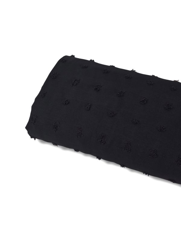 Penny Size Poly Swiss Dot Black