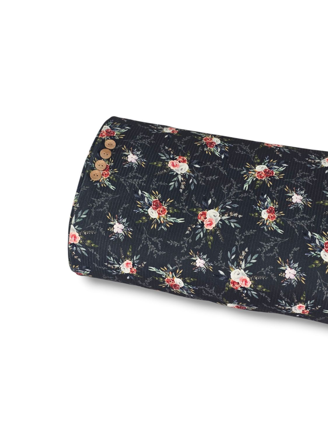 *Unique Design* Willow Ribbed Knit Noel Cluster Charcoal