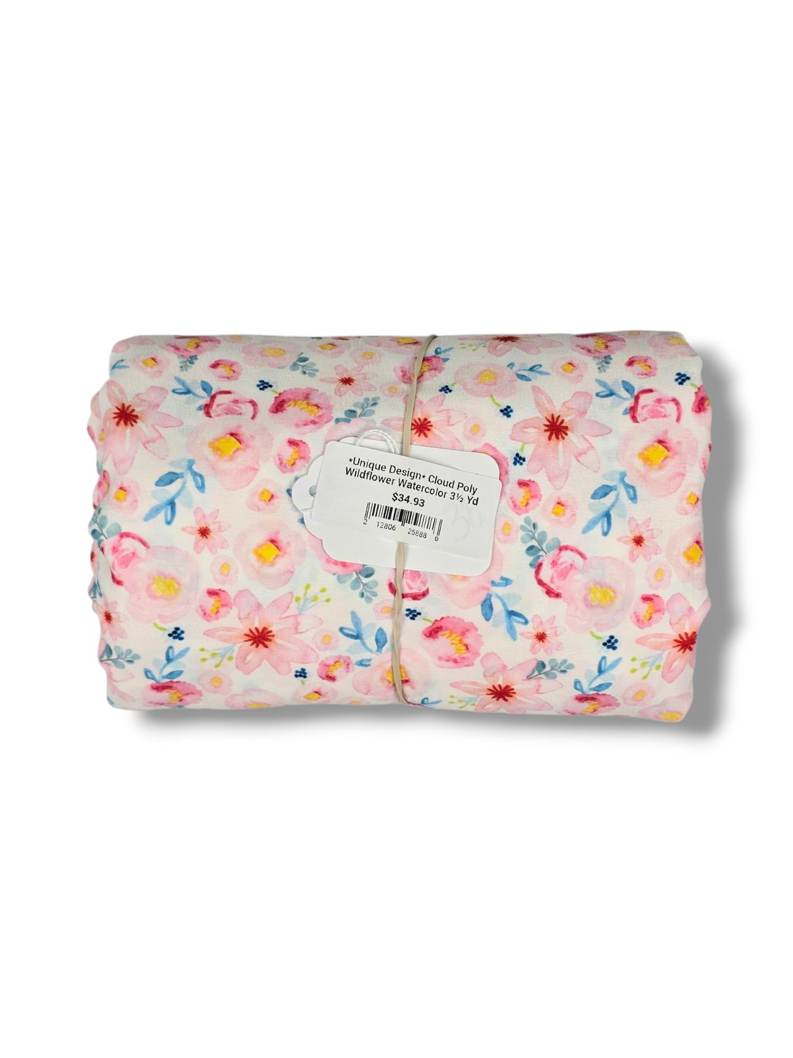 *Unique Design* Cloud Poly Wildflower Watercolor 3½ Yd