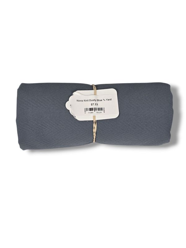 Nova Knit Dusty Blue ¾ Yard