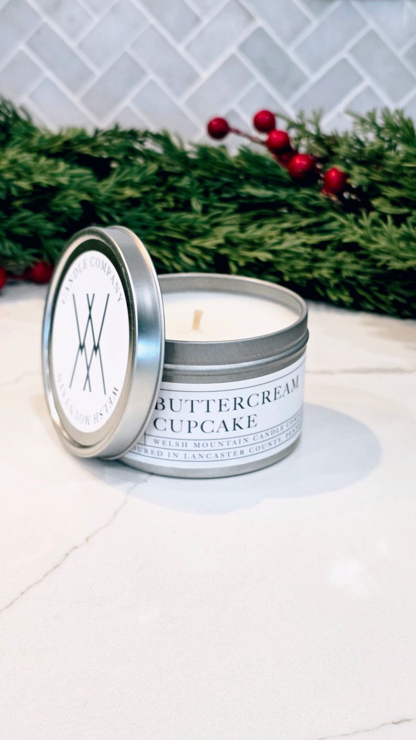 Buttercream Cupcake Coconut Wax 8 Oz. Essential Oil Tin