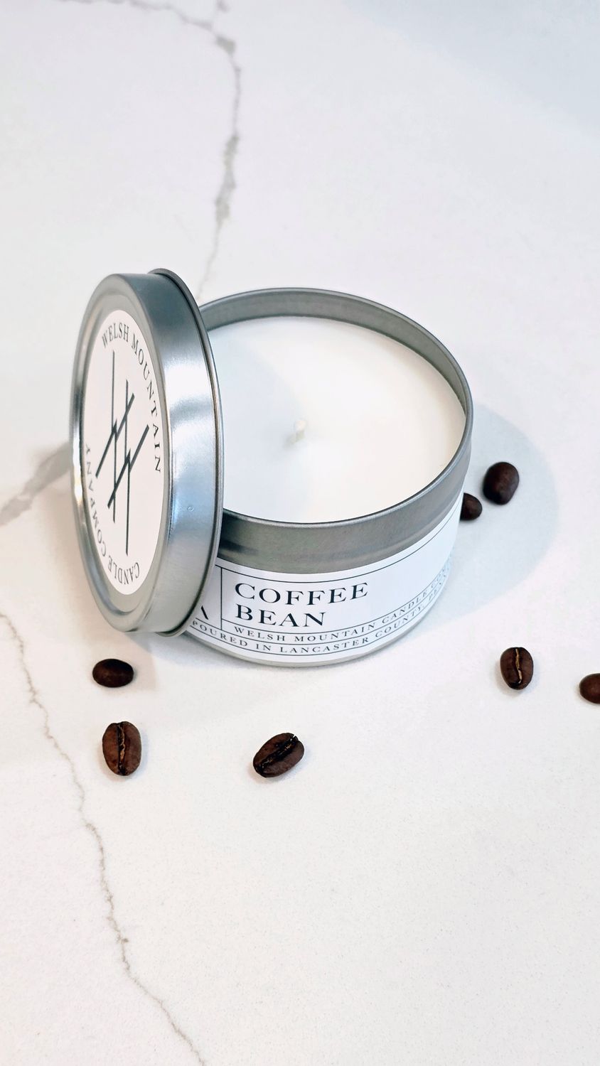 Coffee Bean Coconut Wax 8 Oz. Essential Oil Tin