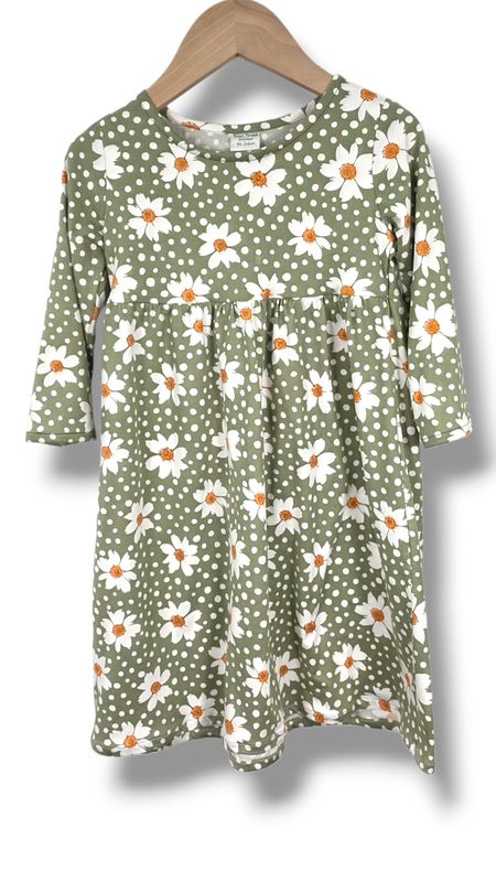 18-24 Mo. Dress Single Brushed Daisy Paradise