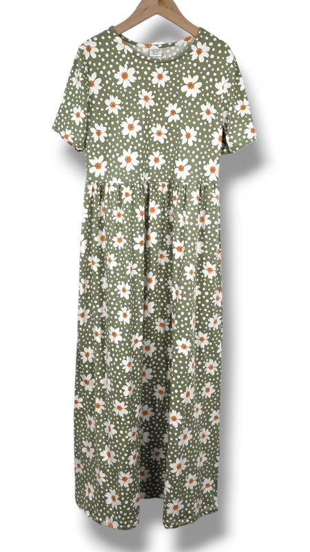 8-9 Yr Dress Single Brushed Daisy Paradise