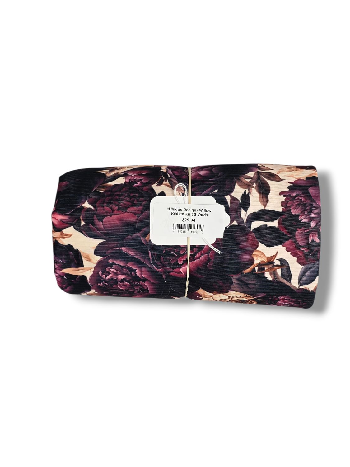 *Unique Design* Willow Ribbed Knit 3 Yards