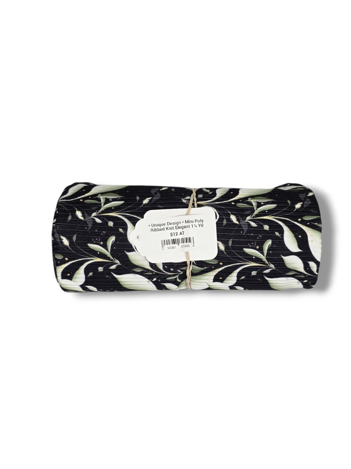 * Unique Design * Mini Poly Ribbed Knit Elegant 1¼ Yd