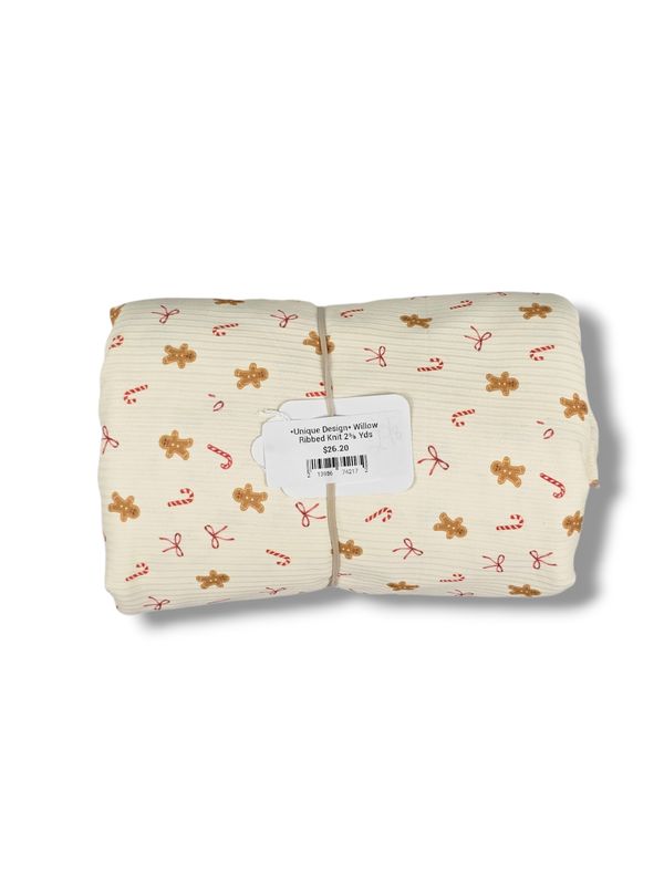 *Unique Design* Willow Ribbed Knit 2⅝ Yds