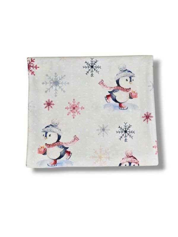 *Unique Design* Swiss Dot Knit Winter Wonderland White