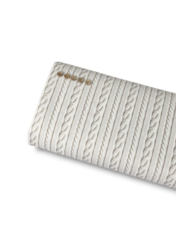 *Unique Design* Willow Ribbed Knit Woven Elegance